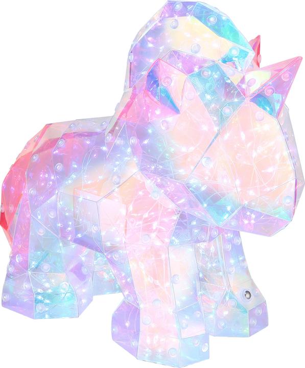 Produktbild Globo Brondar LED Tischleuchte 4W Klar Kristall Effekt 26cm 28088N