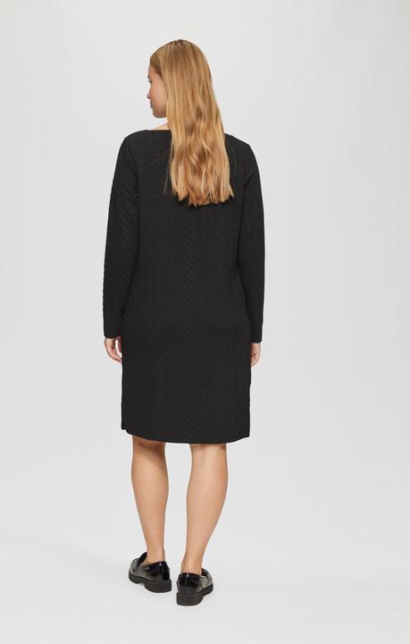 Image du produit S.Oliver Kleid Strukturiertes Jacquard-Kleid mit U-Boot-Ausschnitt (46)