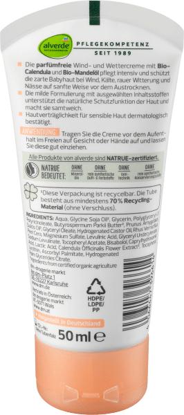 Actual product image dm alverde Wind- und Wettercreme