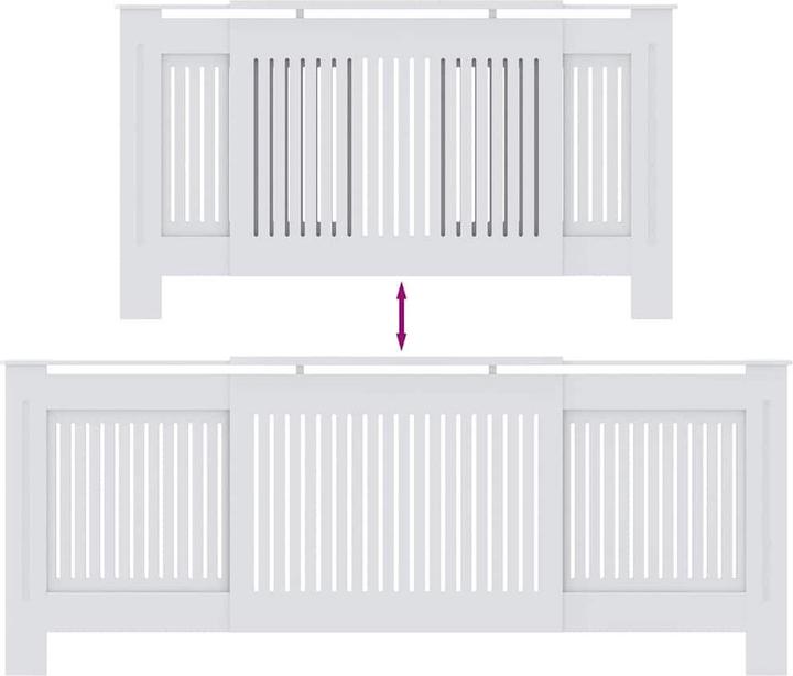 Image du produit vidaXL Heizkörperabdeckung