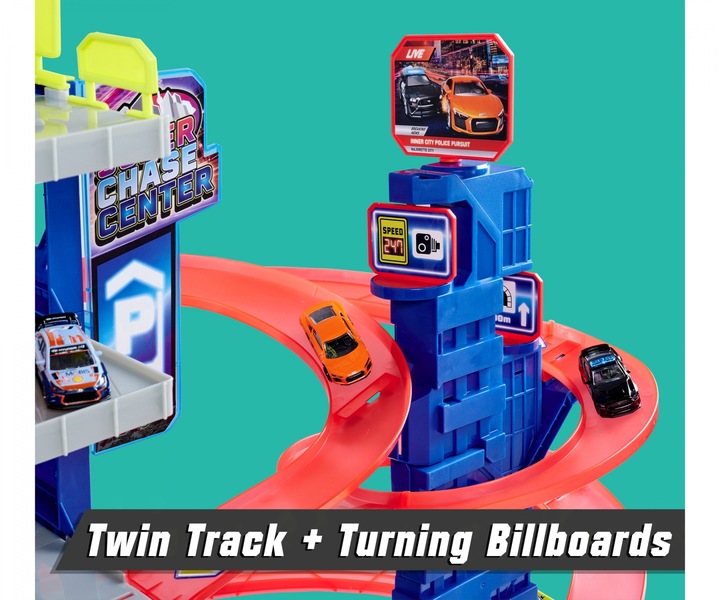 Actual product image Majorette Super Chase Center+5 vehicles