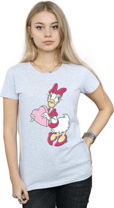 Immagine prodotto Disney Daisy Duck Love Heart Maglietta Donna (M)