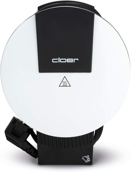 Produktbild Cloer 181 Waffeleisen, 16cm, Signalton, Weiss