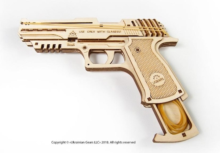 Actual product image Ugears Small firearm