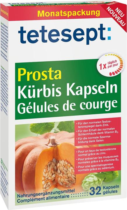 Actual product image Tetesept Prosta (32 Piece, Capsules, 70 g)