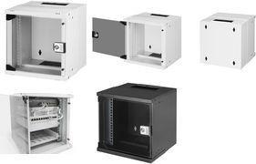 Actual product image Digitus 10" 6U wall-mounted enclosure, SOHO PRO 324 x 316 x 298 mm, grey (6 RU, 10 inch rack)