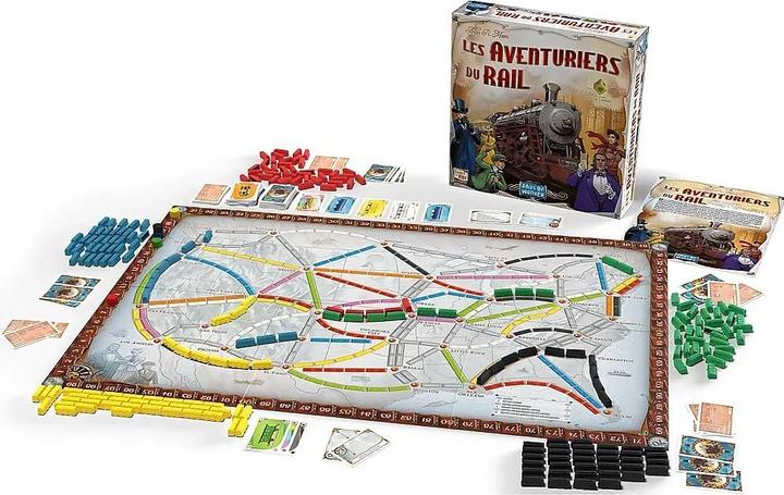 Produktbild Days of Wonder Adventurer Bahn USA (Französisch, 2 - 5 Spieler)