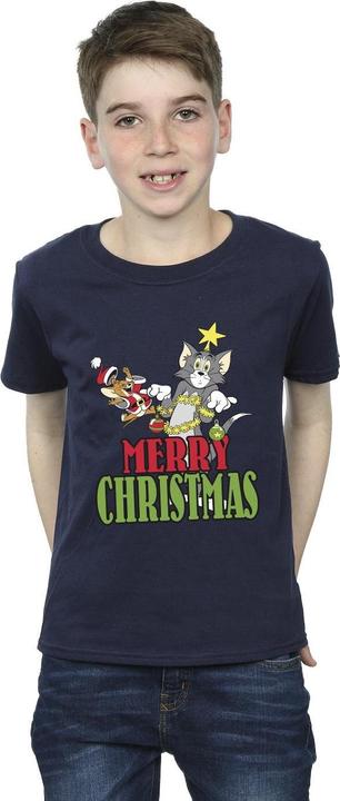 Produktbild Tom & Jerry Merry Christmas Baubles TShirt Jungen (140, 146)