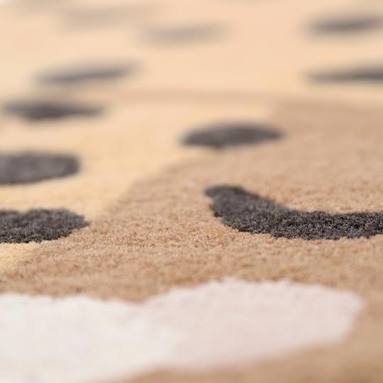 Produktbild Nattiot Teppich Kumako Leopard (90 x 125 cm)