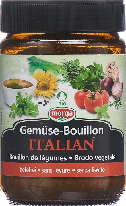 Produktbild Morga Gemüse Bouillon Italian hefefrei Bio (539 ml)
