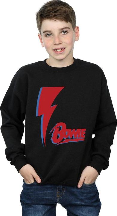 Produktbild David Bowie Red Bolt Sweatshirt Jungen (140, 146)
