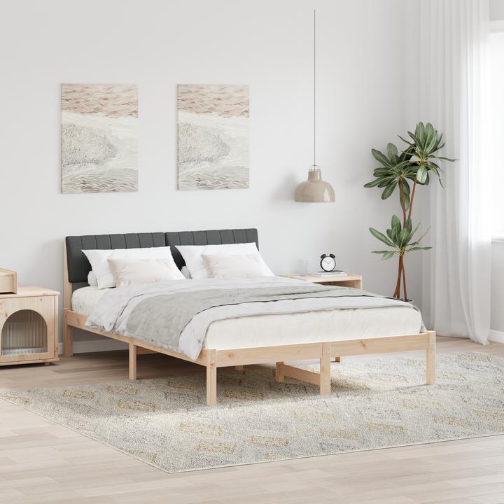 Actual product image vidaXL Plattformbettgestell (135 x 190 cm)