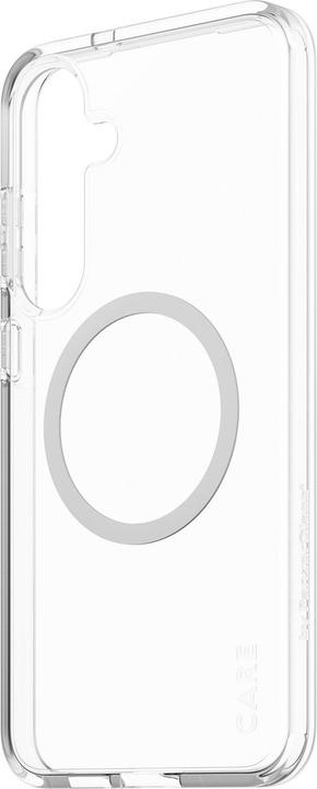 Actual product image PanzerGlass CARE by ® Flagship Case Transparent Urban Combat w. White Qi Compatible Samsung Galaxy S (Samsung Galaxy S25+)