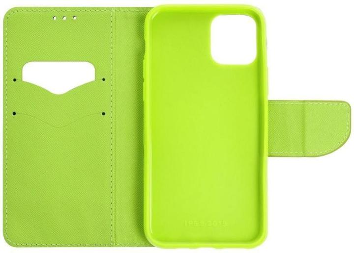 Actual product image Fancy Book Book case OEM for SAMSUNG S22 Plus navy / lime (Samsung Galaxy S22+)