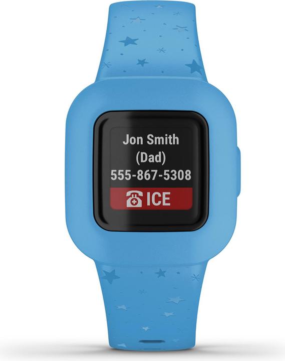 Actual product image Garmin Vivofit jr. 3 Blue Stars (20 mm)
