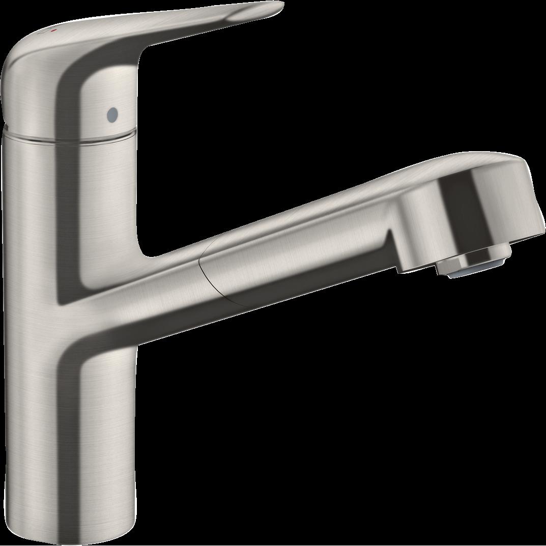 hansgrohe, Küchenarmatur, Focus M42 Einhebel-Küchenarmatur 150, Ausziehauslauf, 1 Strahlart