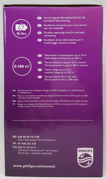 Immagine prodotto Philips Avent Video (Video e audio, 300 m)
