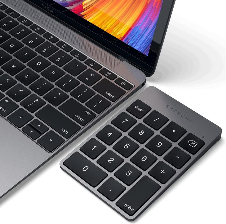 Actual product image Satechi Slim Alu Keypad - Elegante BT Zahlentastatur mit (Numeric keypad, Wireless)