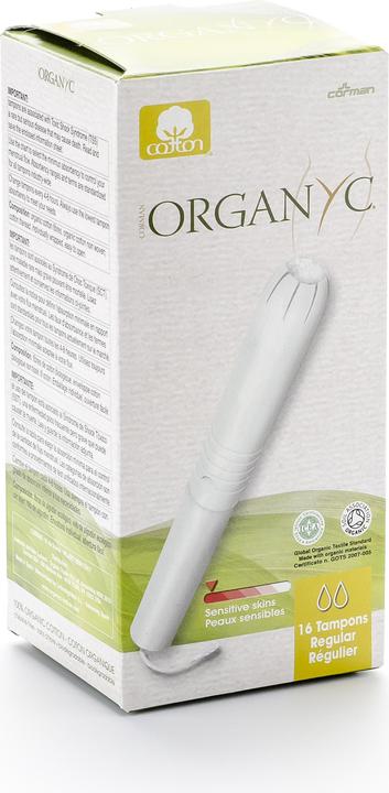 Produktbild Organyc Tampons Regular mit Applikator (16 x, Normal)