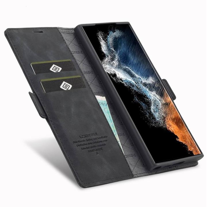 Produktbild Cover-Discount Galaxy S23 Ultra - Stand Flip Case Hülle schwarz (Samsung Galaxy S23 Ultra)