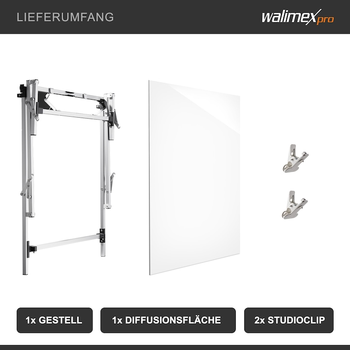 Produktbild Walimex Aufnahmetisch Tavola (60 cm, 0 cm)