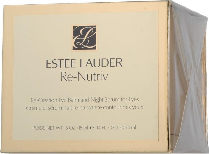 Actual product image Estée Lauder Re-Nutriv - Re-Creation Eye Balm and Night Serum for Eyes (Serum, 15 ml, Day + Night)