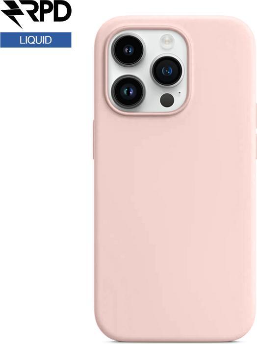 Produktbild RPD iPhone 14 Pro Max - Silicone Case Chalk pink (helles pink), Liquid (Magsafe-Version) (Apple iPhone 14 Pro Max)