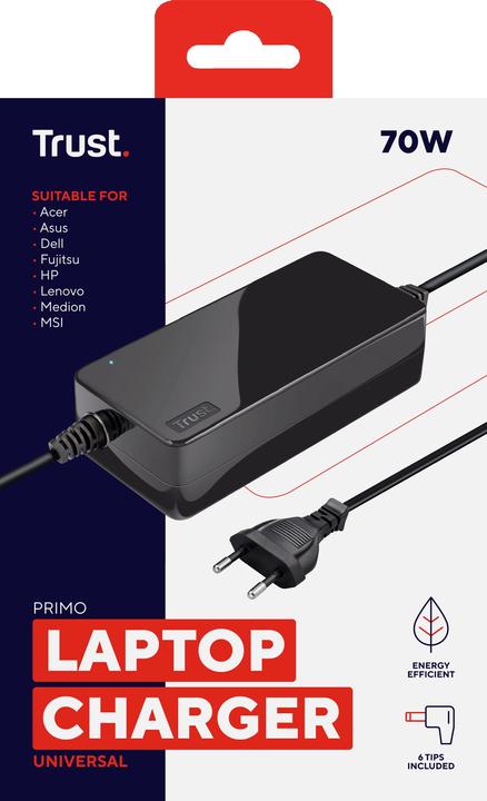 Produktbild Trust Primo 70W-19V Ladegerät (70 W)