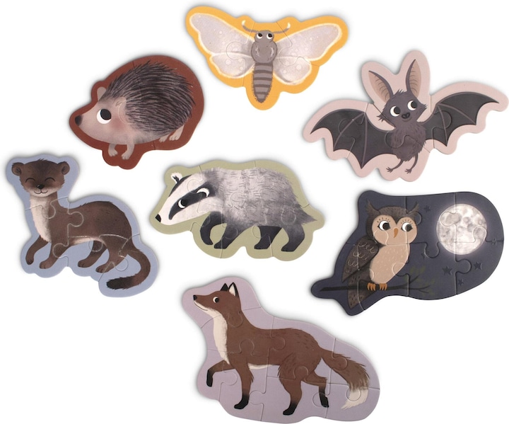 Immagine prodotto Filibabba Puzzle illuminato - Amici della foresta (8 pezzi)