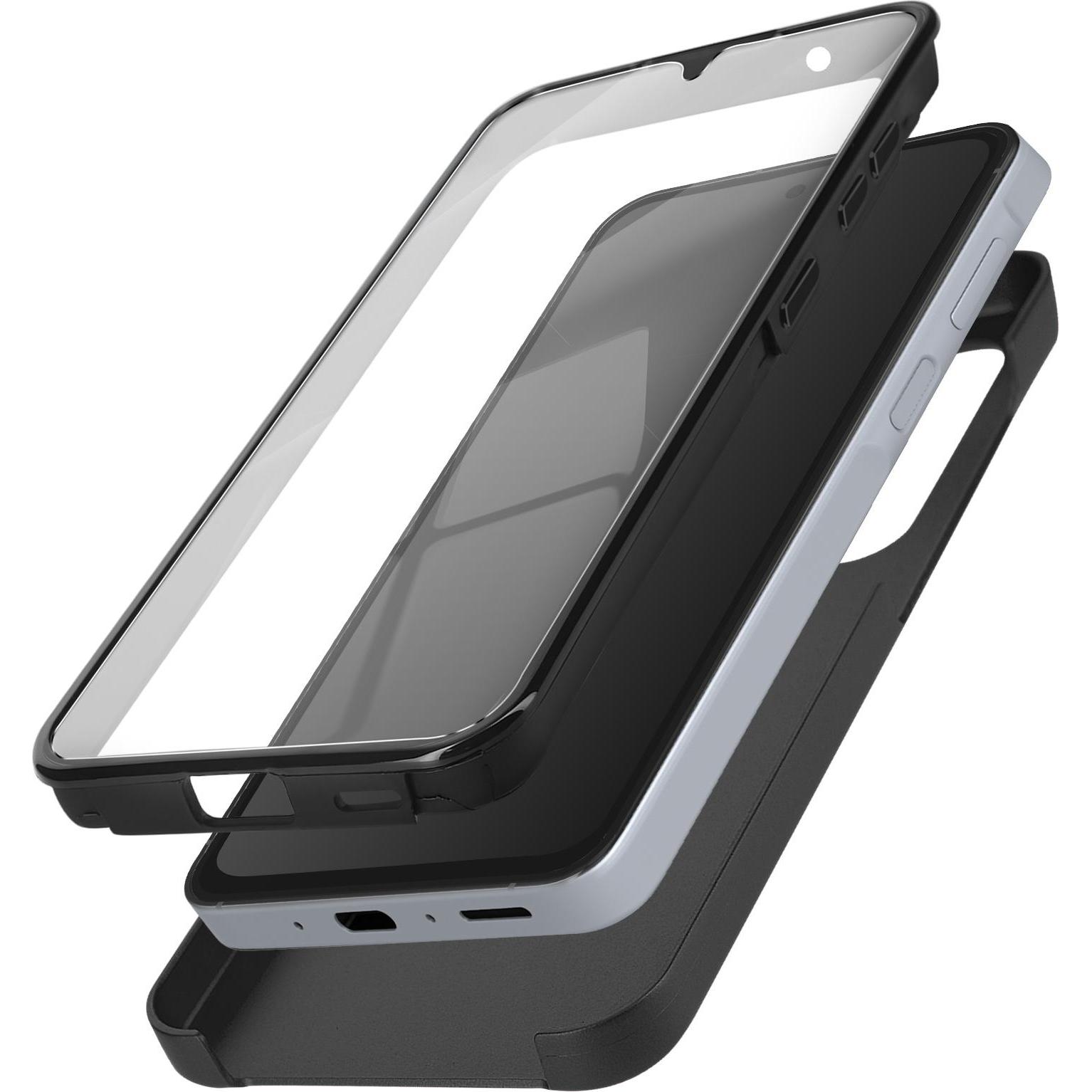 Avizar ClearGuard Case Series (Samsung Galaxy A55), Smartphone Hülle, Schwarz
