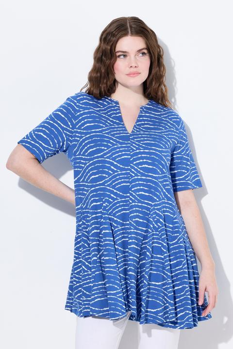 Produktbild Ulla Popken T-Shirt, Wellen, Tunika-Ausschnitt, Halbarm (50, 52)