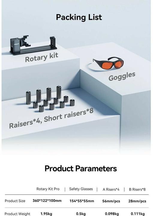 Produktbild Creality Dreh Kit Pro zum A1 Pro