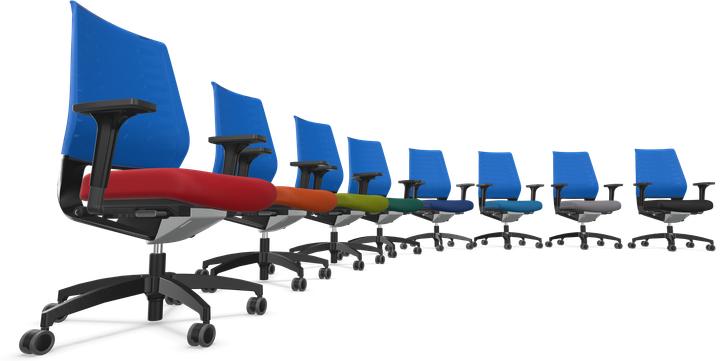 Actual product image Dauphin X-Code office swivel chair