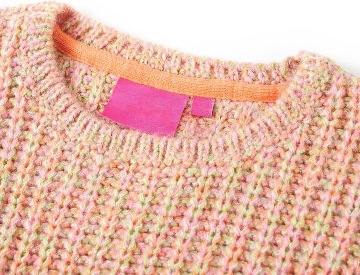 Produktbild vidaXL Kinderpullover Gestrickt Zartrosa 92,Material: 49 % Acryl (92)