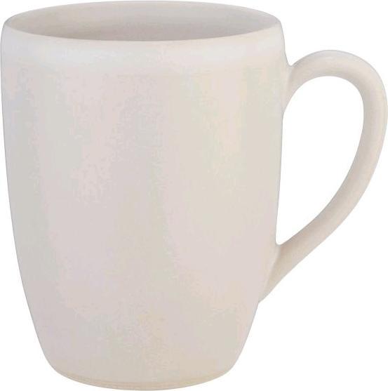 CreaTable Mug Steingut Soft Touch Weiss Matt300 ml (300 ml, 1 x)