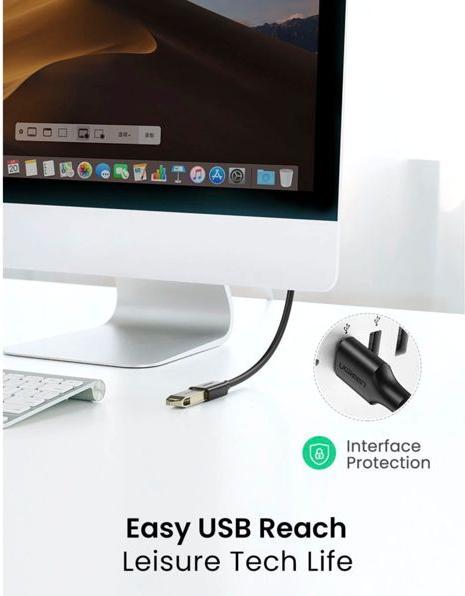 Productafbeelding Ugreen USB 3.0 verlengkabel type A mannelijk naar vrouwelijk (1 m, USB 3.0)