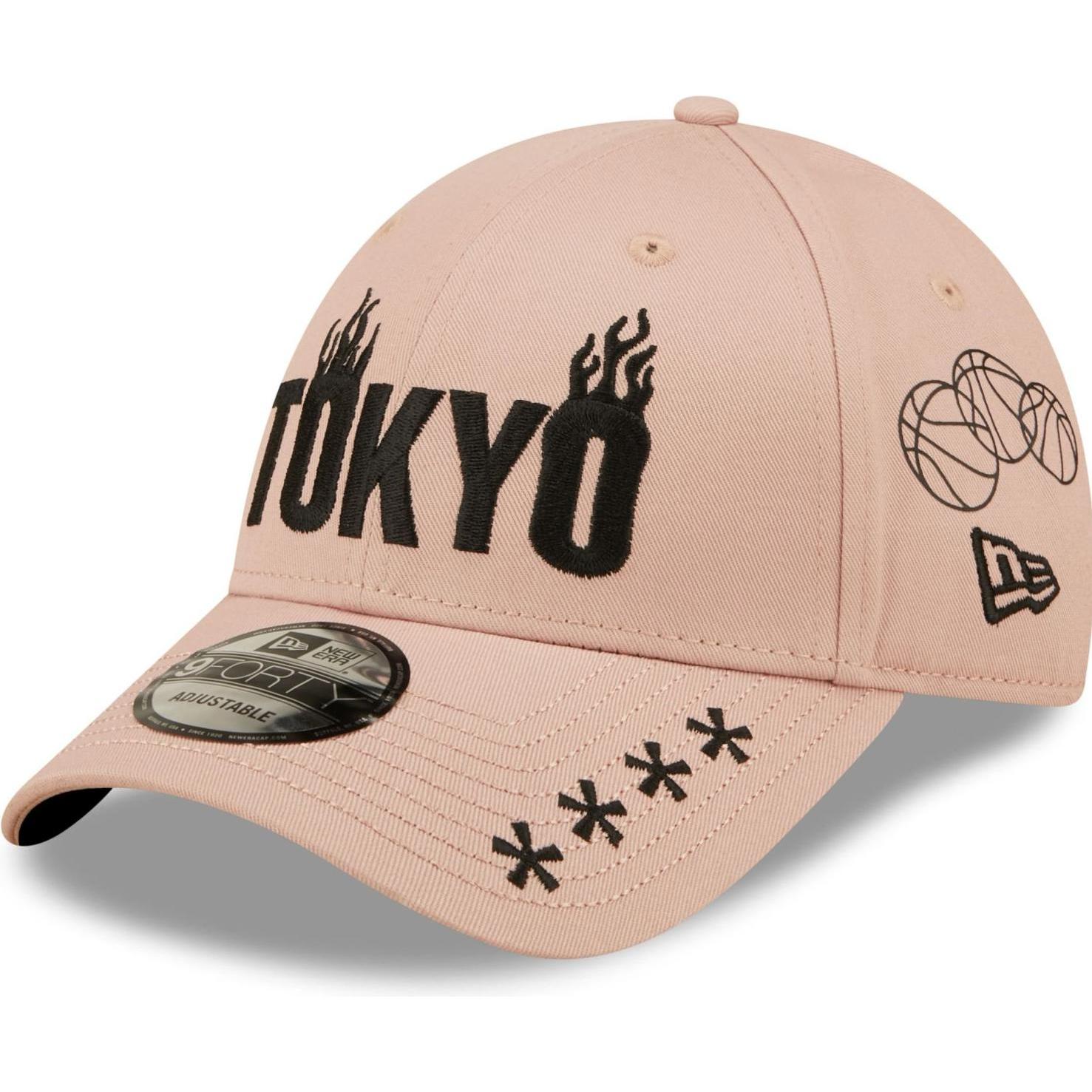 New Era, Herren, Cap, 9Forty Strapback Tokyo Graphic, Rosa