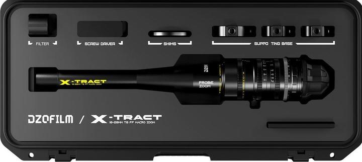 Image du produit Dzofilm X-TRACT 18-28mm T.8 FF 0° Probe Macro Zoom Lens (Monture L, Plein format)