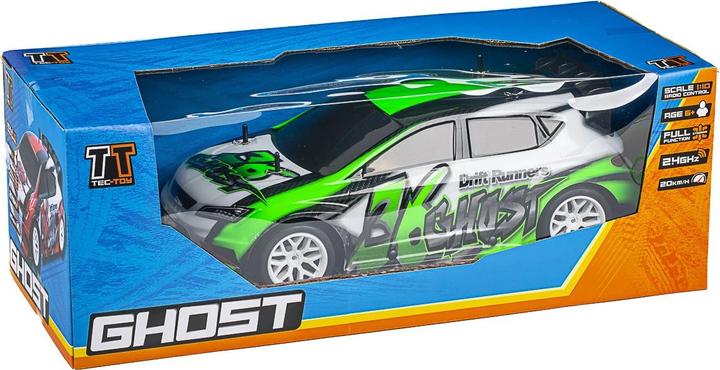 Image du produit Tec-Toy Ghost R/C 1:10 2,4GHz 7,2V 300mAh, Ni-MH, green