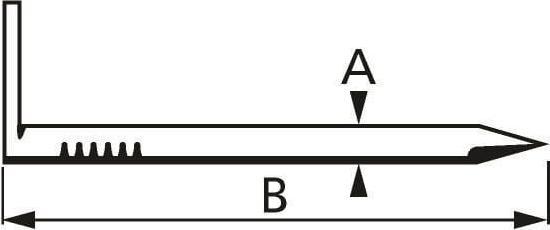 Actual product image Suki Hook pins 3x50mm (40 pcs., 50 mm)