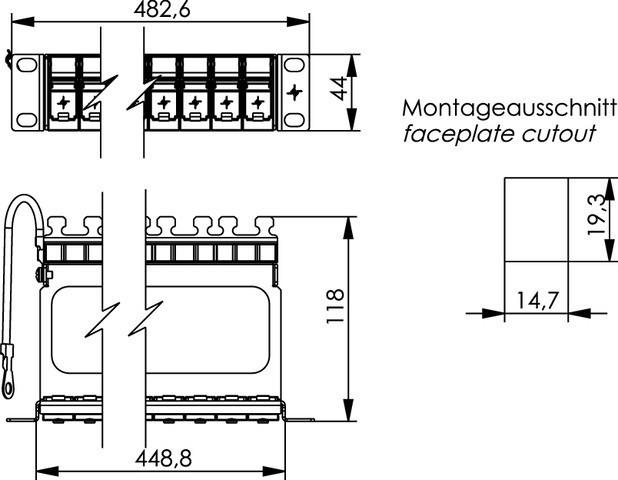 Produktbild Telegärtner H02025A0234 Schalttafeln-/Steckbrettenzubehör