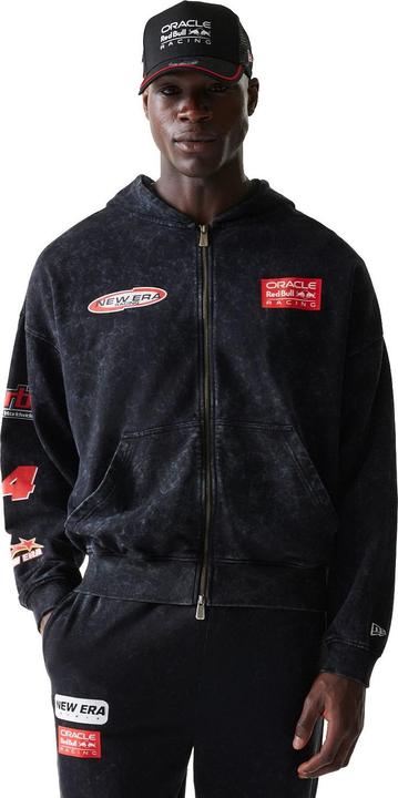 Produktbild New Era Oversized Zip Hoody - PATCHES Red Bull Racing - M (M)