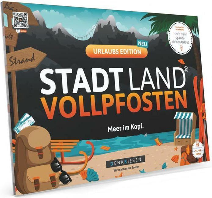Produktbild Denkriesen Stadt Land Vollpfosten - A4 Block Urlaubs Edition (d) (Deutsch)