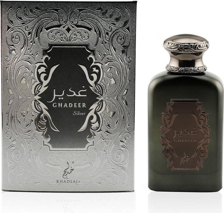 Actual product image Khadlaj Ghadeer Silver - EDP - Volume: 100 ml (Eau de parfum, 100 ml)