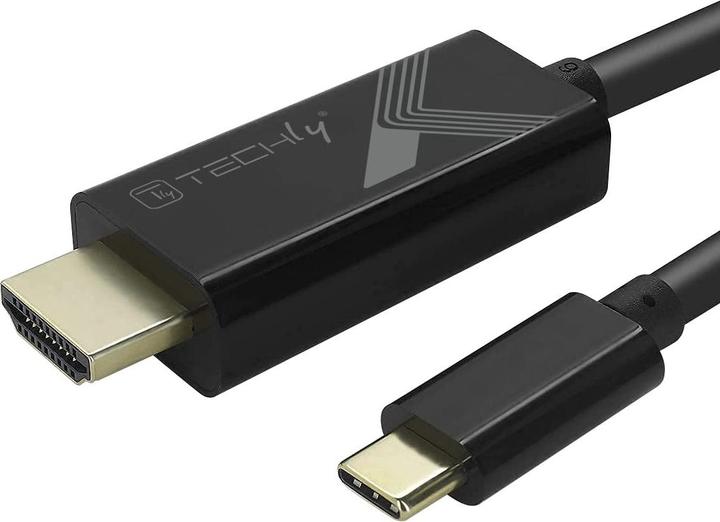 Techly Câble adaptateur USB-C M vers HDMI M 2.0 4K noir 5m (5 m)