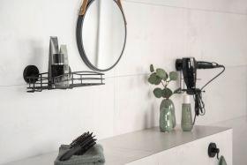 Productafbeelding Wenko Vacuum-Loc wandplank zwart (26 x 14 x 6,5 cm)