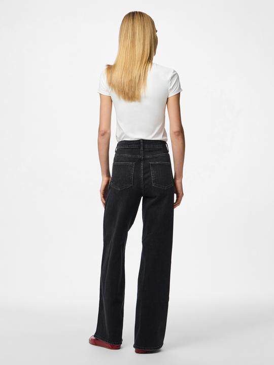 Produktbild Pieces Pcsilke Mw Wide Jeans Bl Noos Bc (25)