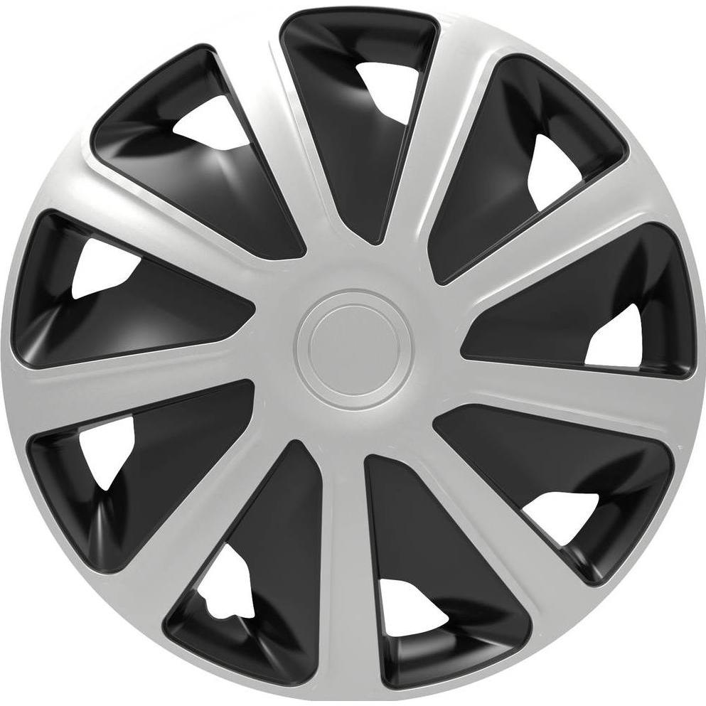 HP Autozubehör, Radkappen, HP Radblenden Craft R 16 Silber/Schwarz (4 Stück, 16")