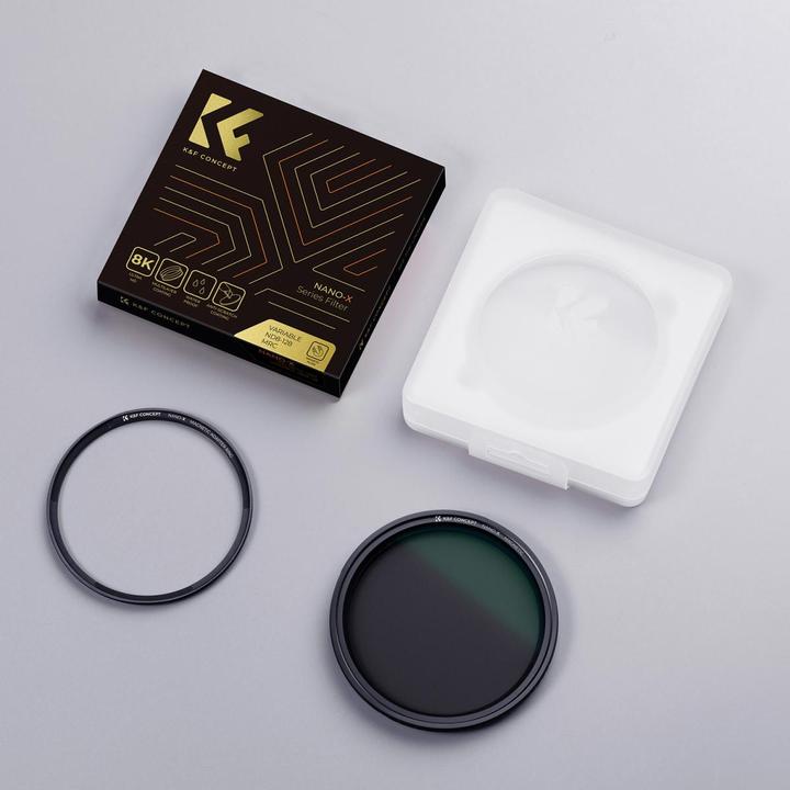 Productafbeelding K&F Concept Concept Nano X No Fork ND8-128 magneetfilter - 72 mm (72 mm, ND / grijsfilter)