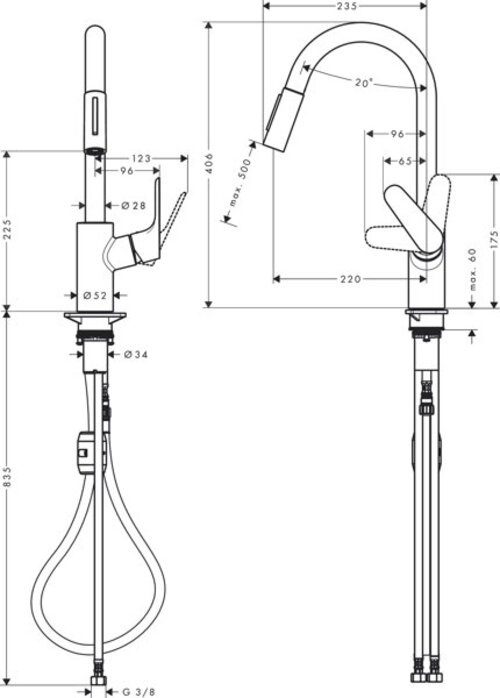 Produktbild hansgrohe 31833000